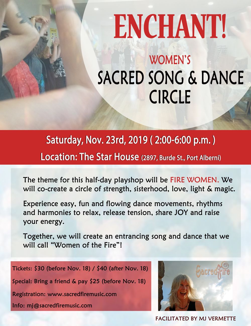 Women's Sacred Song & Dance Circle in Port Alberni by SacredFire