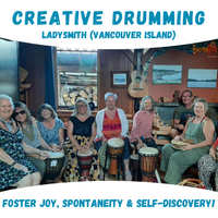 Creative Drumming Playshop (every 2 weeks until Sept. 25th 2024)