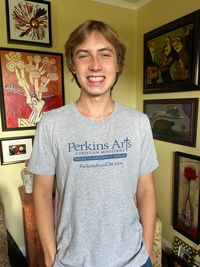 Perkins  Arts logo T-shirt