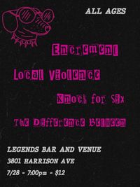 Knock For Six / The Difference Between / Encrement / Local Violence