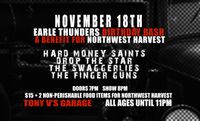Earle Thunder's rock n roll birthday bash and Northwest Harvest benefit show
