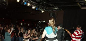 On stage at Battle of the Bands...WE WON !!
