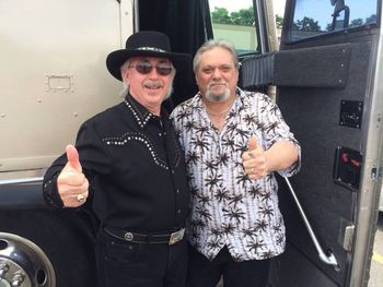 MM with promoter Charlie Wayne Felts in Nashville during CMA Fest 2014

