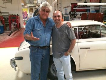 At Jay Leno's garage
