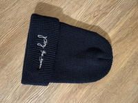 navy beanie
