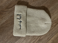 cream beanie