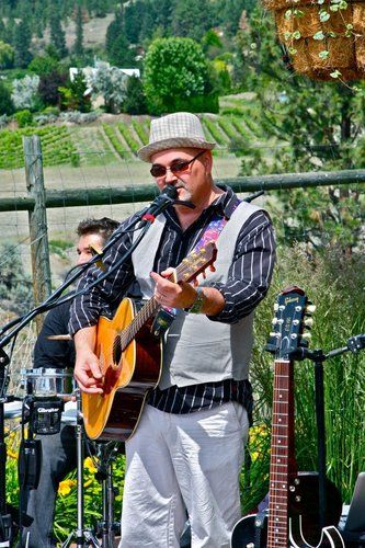 Tom getting serious at Bench 1775, Canada Day 2012.
