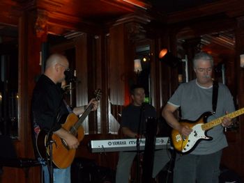 Jamming with the legendary Wilf Warkentin at the Pheasant and Quail Pub.
