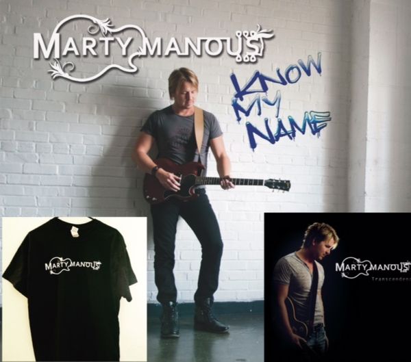 Super Fan Bundle - Signed CD copy of "Know My Name" + Digital - signed copy of  "Transcendence" +Digital -Plus Marty Manous Logo T
