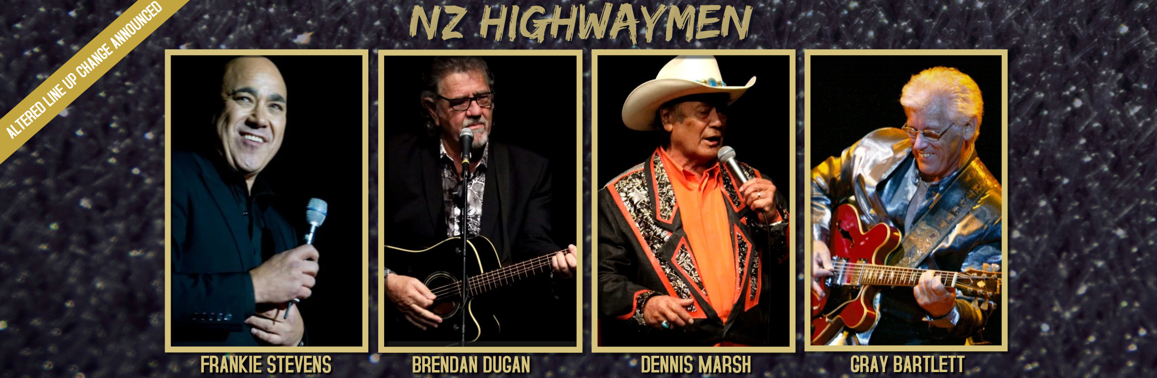 NZ Highwaymen Media Release Re Line Up Change