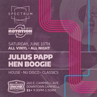 SPECTRUM presents ROTATION w/Julius Papp & Hen Boogie