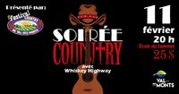 ERIC MICHAEL HAWKS and Whiskey Highway :  Country Night / Soiree Country