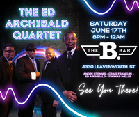 The Ed Archibald Quartet at the B. Bar