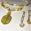 Citrine Symphony Necklace Set