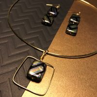 Bold Geo necklace set