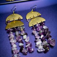 Violet Vibes earrings