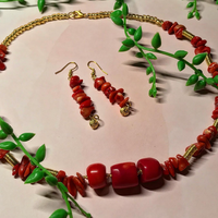 Red Alert necklace set