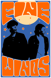 Fine Winos Poster (Stars & Moon)