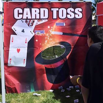 Magic Hat Card Toss
