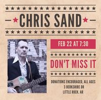 Chris Sand in Little Rock