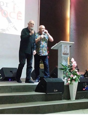 Preaching in Brazil
