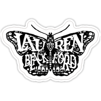 "Lauren Blackford" Moth Sticker