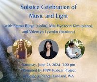 Solstice Celebration of Light and Music
