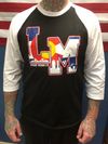Colorado Flag Baseball Tee