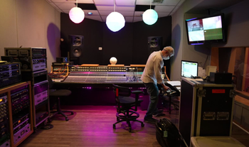 Bob Clark (engineer) at OmniSound Studios, Nashville.
