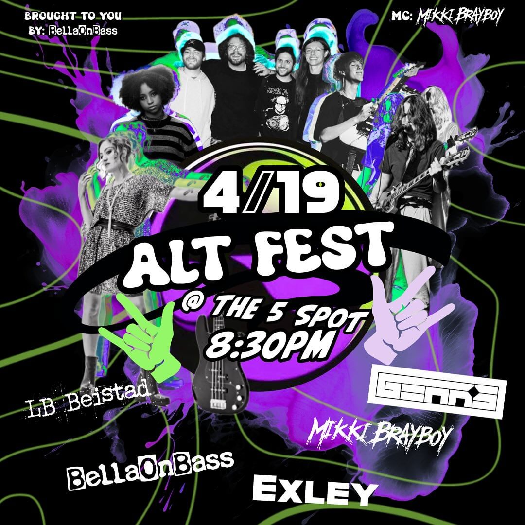 Mikki Brayboy | Songwriter | BellaOnBass Presents Nashville's Alt Fest with Mikki Brayboy | LB Beistad | Musical Artist | Tommy Exley | Musical Artist | BellaOnBass | Musical Artist | GEARS | Musical Artist |