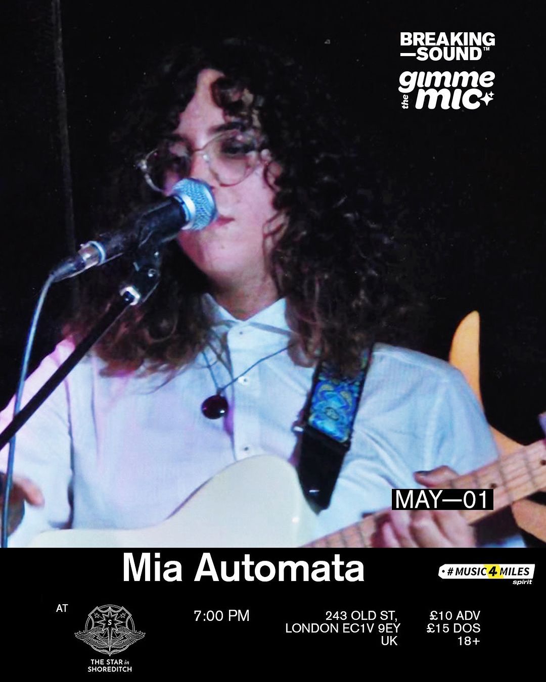 SOXO Radio | Mia Automata | Musical Artist| Mia Automata Performs Unreleased Music at The Star in Shoreditch Hosted by Breaking Sound