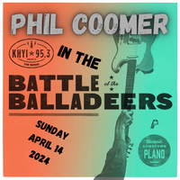 Phil Coomer at the Battle of the Balladeers