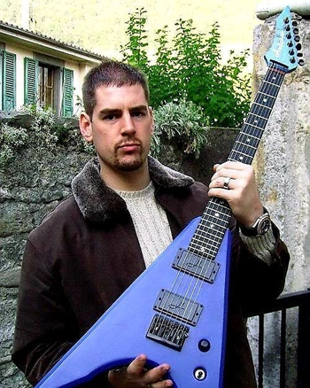 V guitar I built in 2003...
