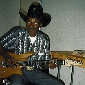 Clarence 'Gatemouth' Brown playing one of my early creations - Montreux Jazz 2000
