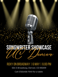 CU Denver Songwriter Showcase