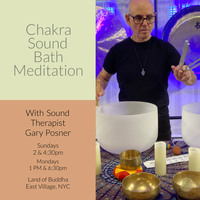 Monday Evening  Focus & Balance Sound Meditation With Sound Therapist Gary Posner - Jan 29