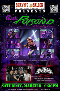 KIKKER as special guest to Get Poisond, a tribute to Poison
