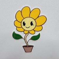 Forever And A Day Dancing Sunflower Emote Sticker