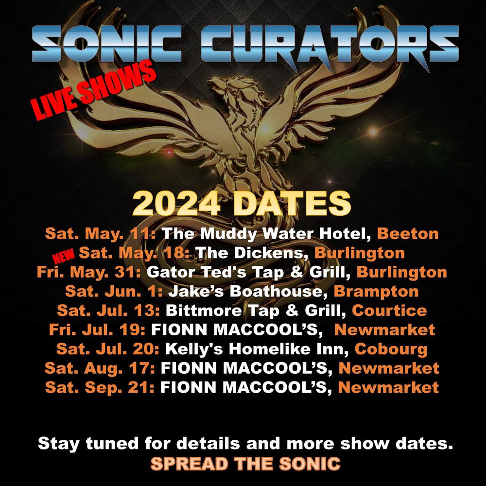 sonic curators live shows