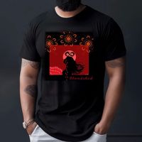 “Bloodshed” black mens T shirt
