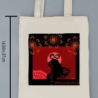 “Bloodshed” tote bag 