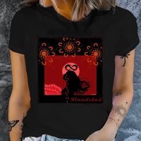 “Bloodshed” black ladies T shirt