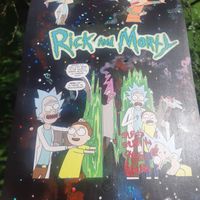 Rick and Morty Custom Skateboard