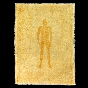 Ghost again - Turmeric anthotype
