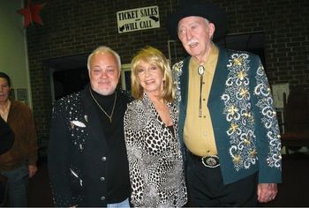 Gaylon with Grand Ole Opry Stars Jennie Sealey and Jack Green
