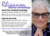 Vocal River workshops Atlanta