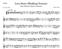 Love Story (Wedding Violin Version)