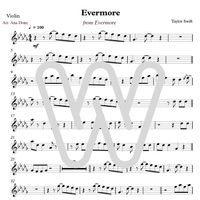 Evermore (Violin Sheet Music)