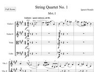 PREORDER - String Quartet No. 1 (Digital copy)