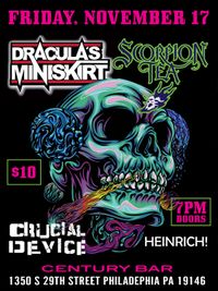 Dracula's Miniskirt, Heinrich! (Rodney of the Dead Milkmen), Crucial Device, Scorpion Tea